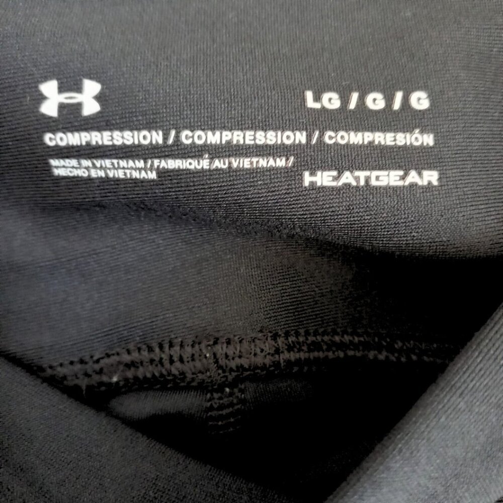 Under Armour HeatGear Black Compression Leggings Capri – Women’s L - Picture 6 of 7